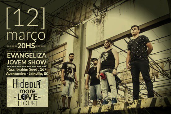 hideoutrock's tweet photo. Tamo  chegando Aventureiro, um prazer enorme comemorar 4 anos de banda com vocês! https://t.co/q0Af5uzvJl