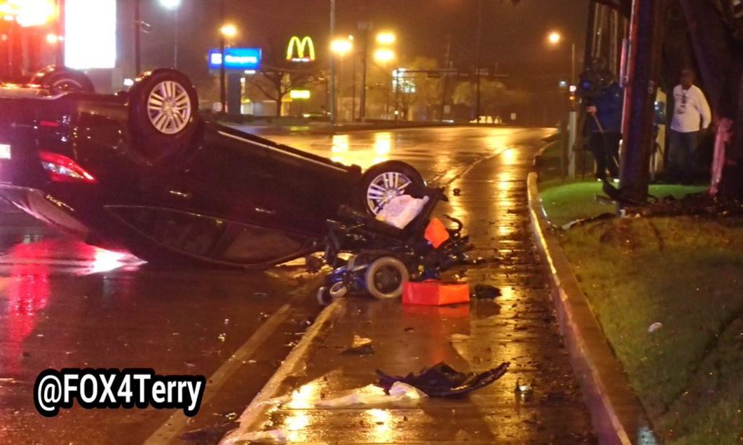 dallasnews's tweet photo. DWI suspect barrels through crosswalk, hits man in wheelchair overnight https://t.co/epyOWileBR https://t.co/6IXhGw1SJO