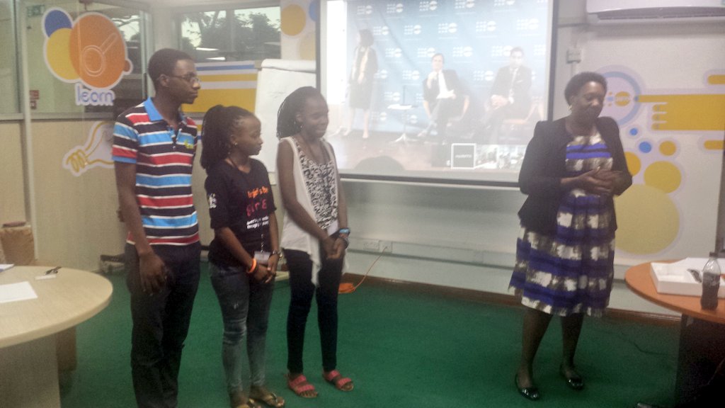 reachahand's tweet photo. Presenting the team behind GETIN app. The winners of #HackForYouth from Uganda. Congratulations! https://t.co/bATeDKCbXo