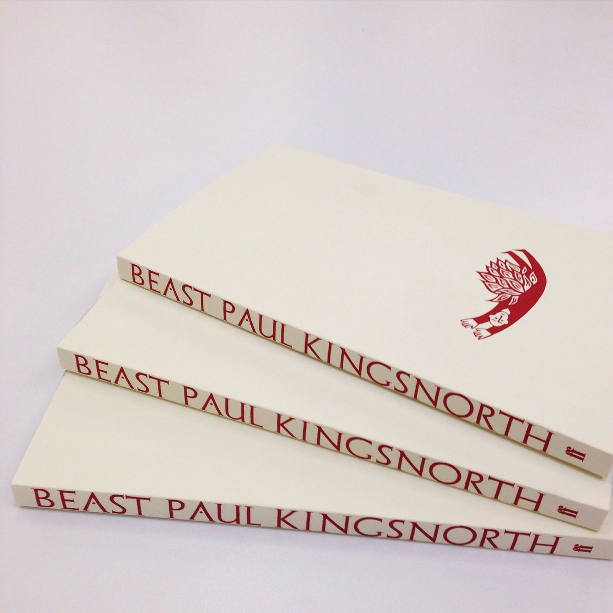 Beautiful embossed 'Beast' proofs have arrived, by Paul Kingsnorth