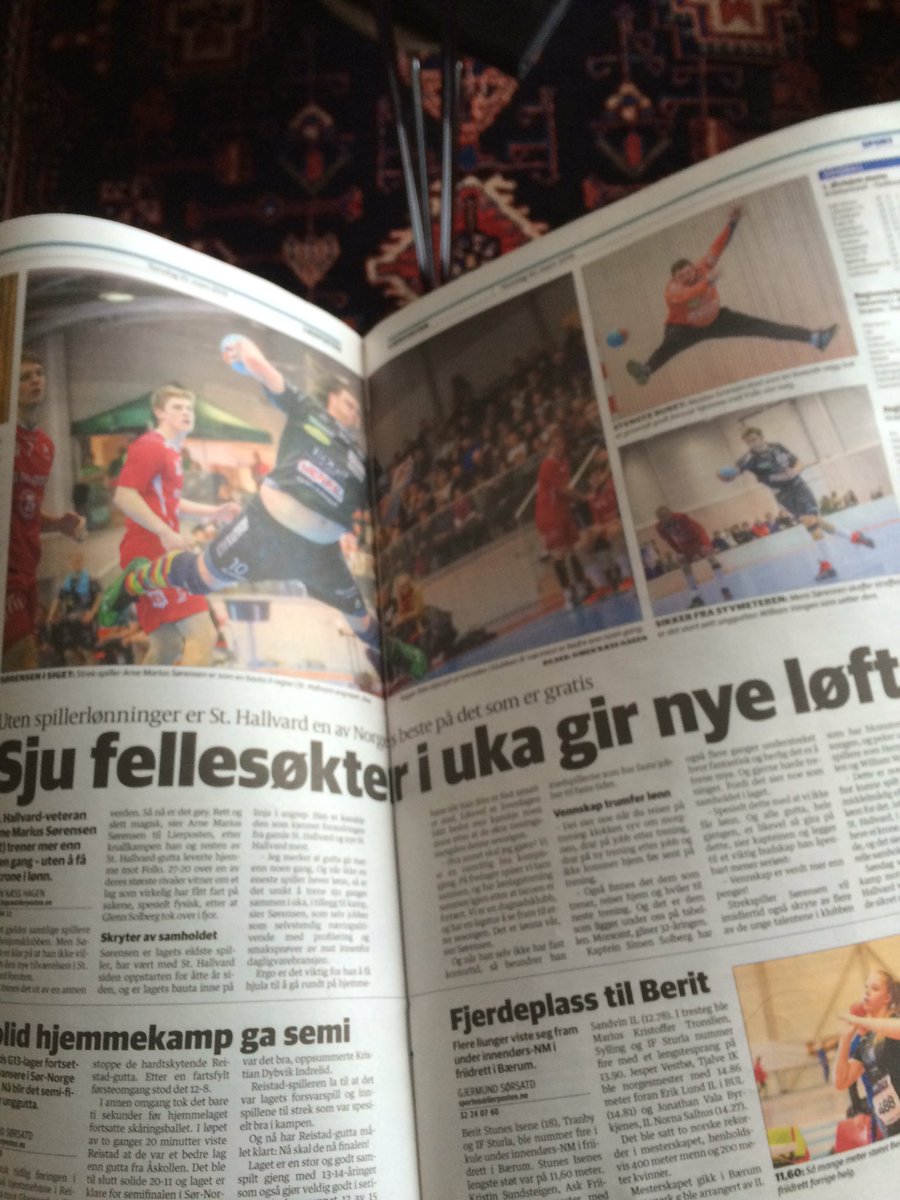 ekarls1's tweet photo. Fin artikkel i @Lierposten. Kompisgjeng som er gode i håndball! #LetsGoSHK https://t.co/BP1gUmqrNw