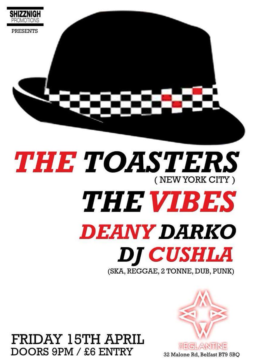 deanydarko's tweet photo. #skamusic #thetoasters #belfast #ireland https://t.co/iwgc4KlSiK