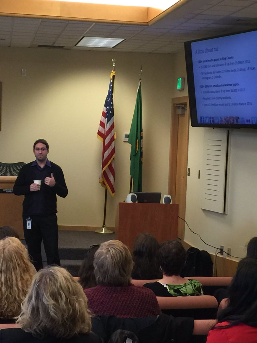 PRSAPugetSound's tweet photo. Thank you to @derekbelt for speaking at today's #SouthSoundPR meeting on #socialmedia #strategy #analytics https://t.co/ViVSOSPkqD