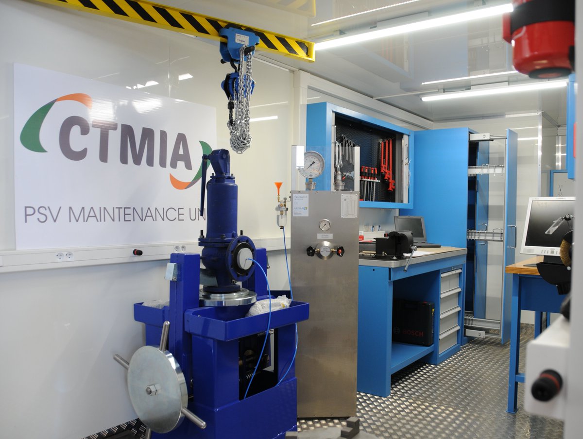 CTMIMAINTENANCE's tweet photo. We are specialized in Oil and Gas valves maintenance. We can operate directly on site thanks our mobile workshop. https://t.co/YbhszWDESh
