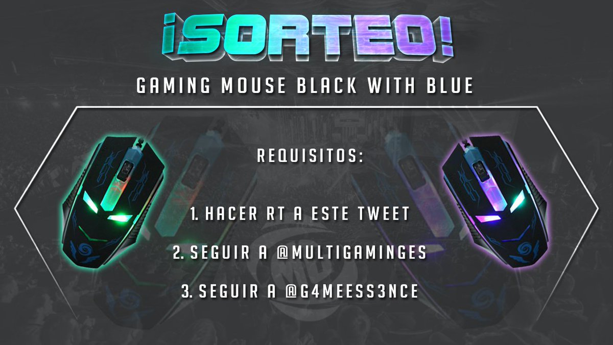 multigeekx's tweet photo. 🔥😱 ¡SORTEO de un Gaming Mouse with LEDs!

Para participar: Haz #RT, Sigue a @MultiGamingES y @G4meEss3nce END: 15 🔥😱 https://t.co/aPfR0NWdXP