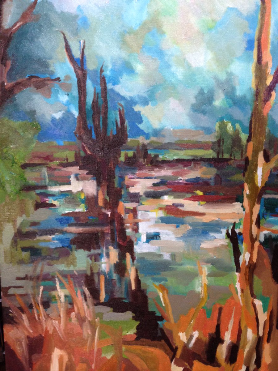 LJ_Artist's tweet photo. "Back at the River" https://t.co/leSoj03ORT