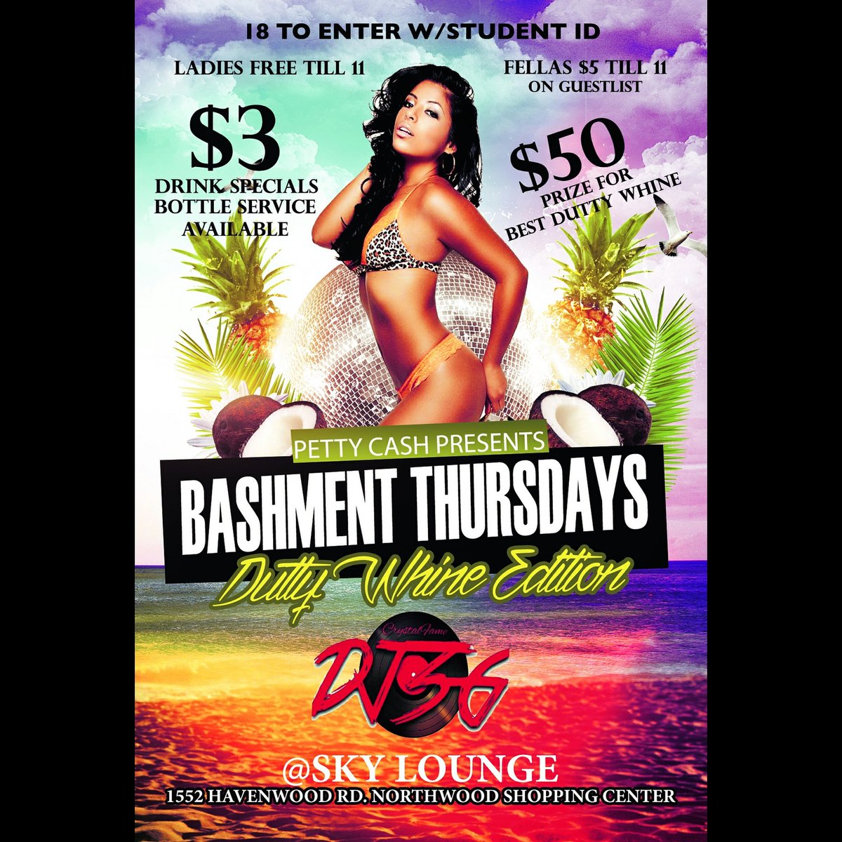 PettyCashEnt's tweet photo. #Towson #TU16 #TU17 #TU18 #TU19 The Best Caribbean Party 🔥 Bashment Thursdays🔥with @IamDJ3G https://t.co/bRPv3sRutk