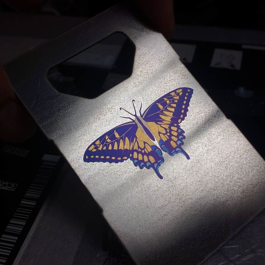ControlLaser's tweet image. #lasermarking color on #titanium from our #applicationslab #fb ift.tt/1TxPsWl