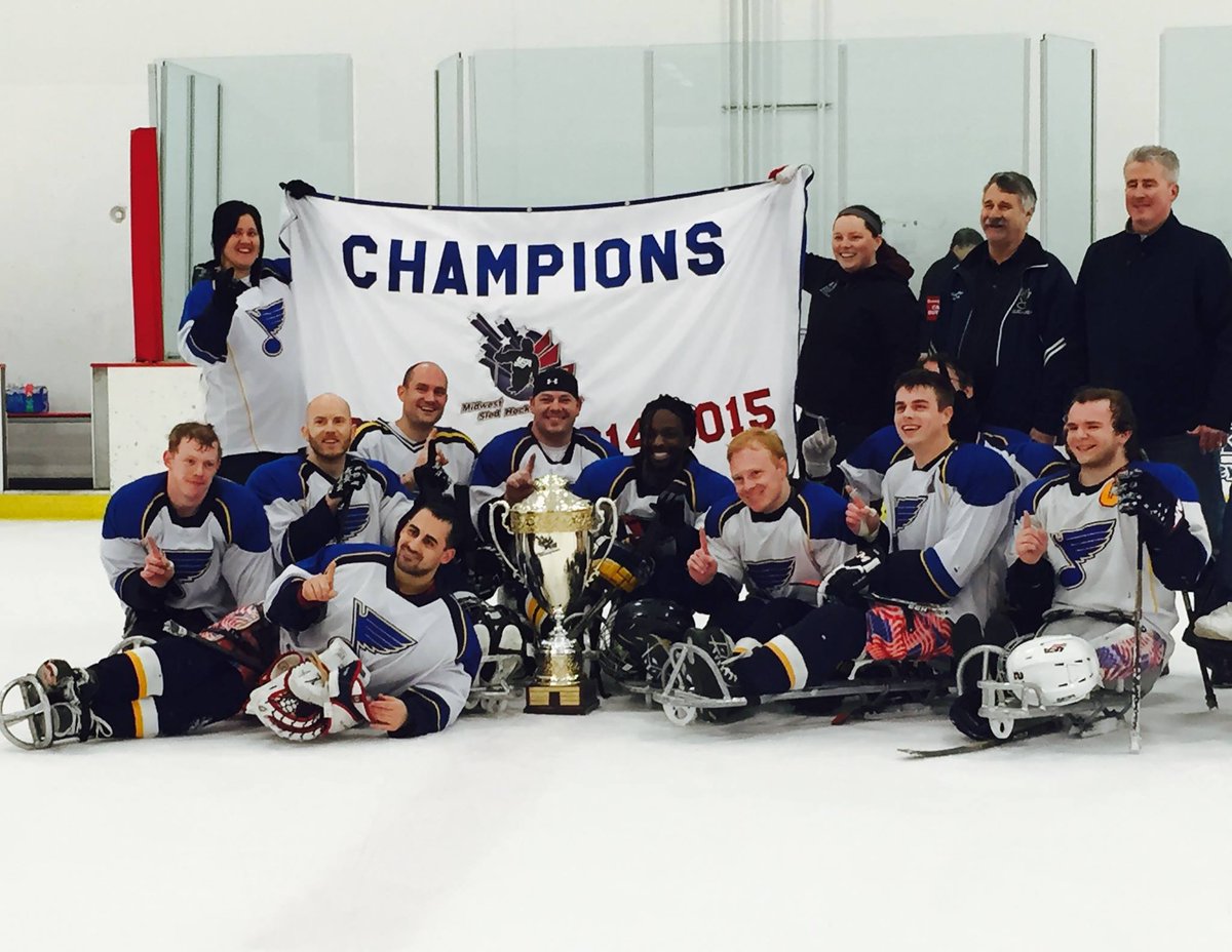 StLouisBlues's tweet photo. Stay after Friday's game for 2-time nat'l champ DASA Blues Sled Hockey! Brought to you by https://t.co/HJGmv4z76A. https://t.co/D4GrsTPFL4