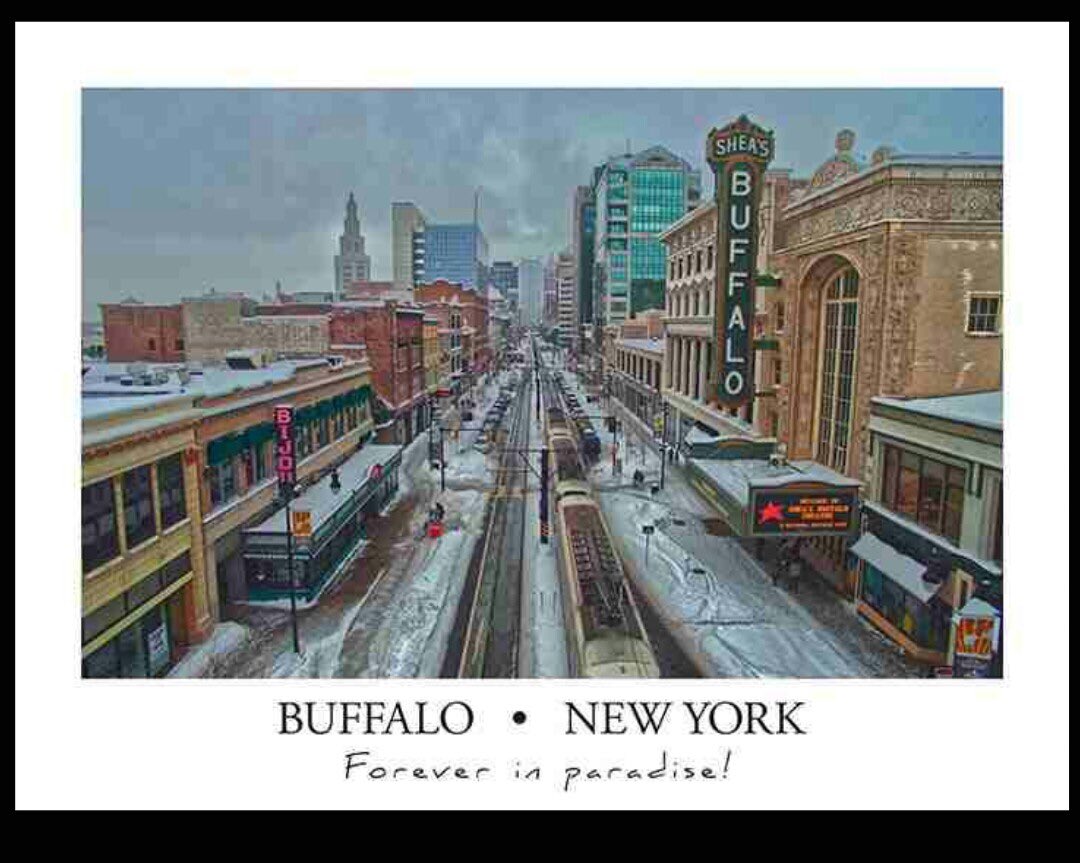 buffairpix's tweet image. @AllThingsBflo #therealbuffaloposter is here! Toss out the bogus nyc one! To order, go to buffaloaerialpictures.com/posters