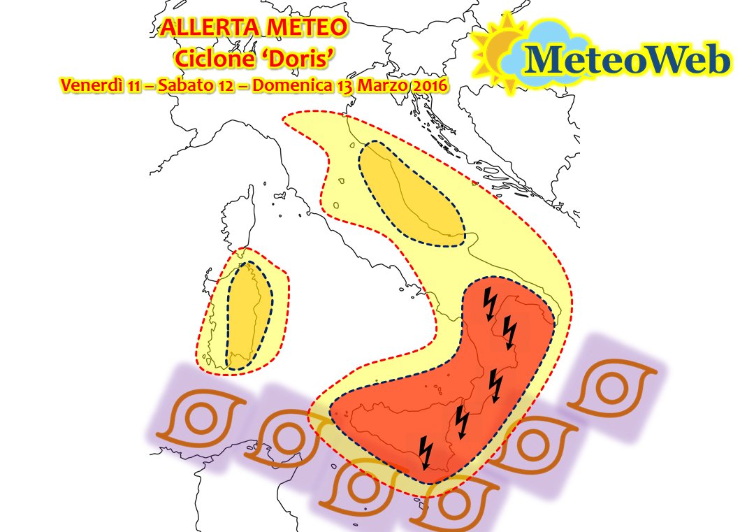 MeteoWeb_eu's tweet image. +++ ALLERTA #METEO, TUTTI I DETTAGLI SUL #CICLONE #DORIS IN ARRIVO AL SUD ►►► goo.gl/Fm9wBa