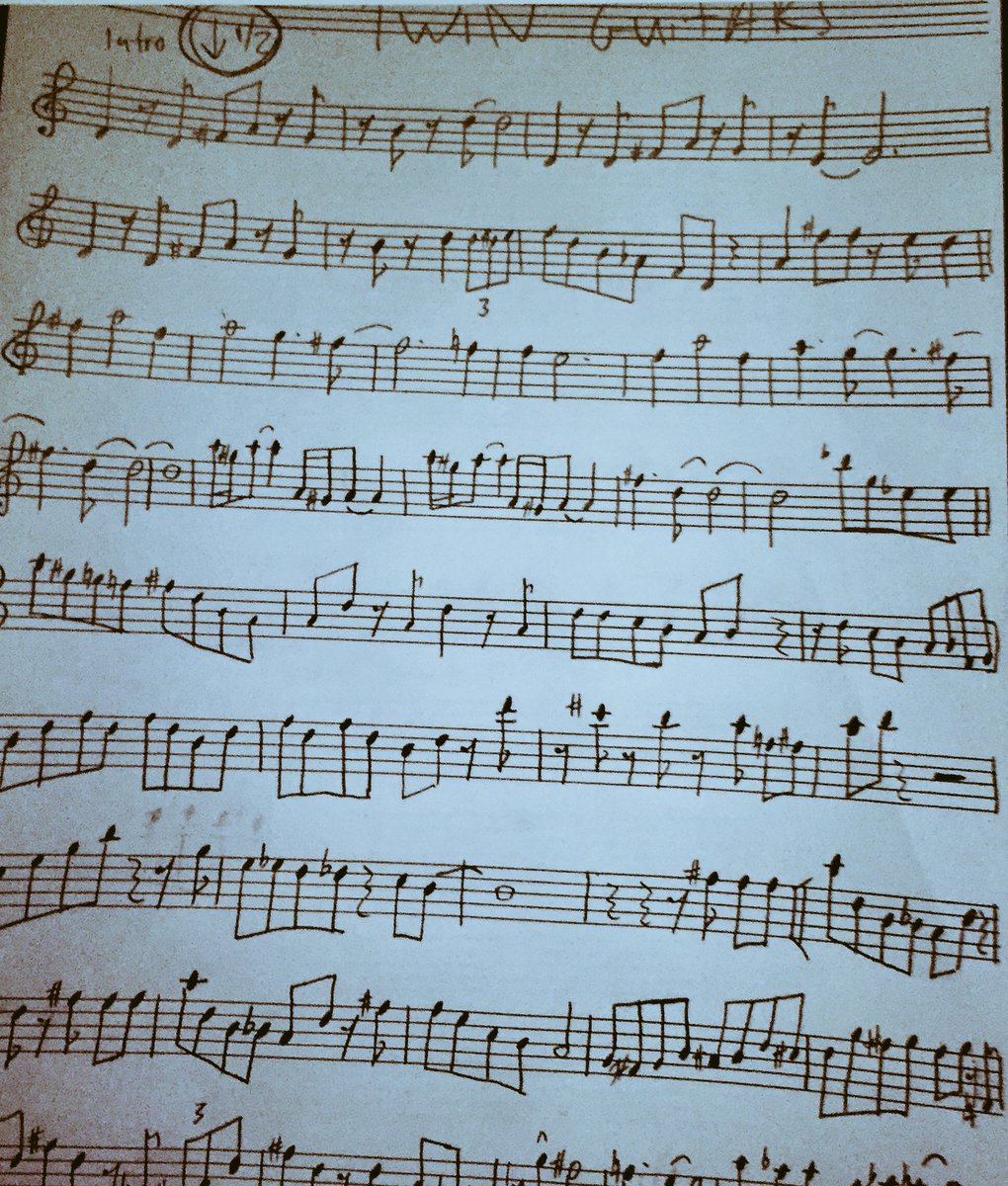 Playing saxophone like a guitar last night just made me want to play guitar.