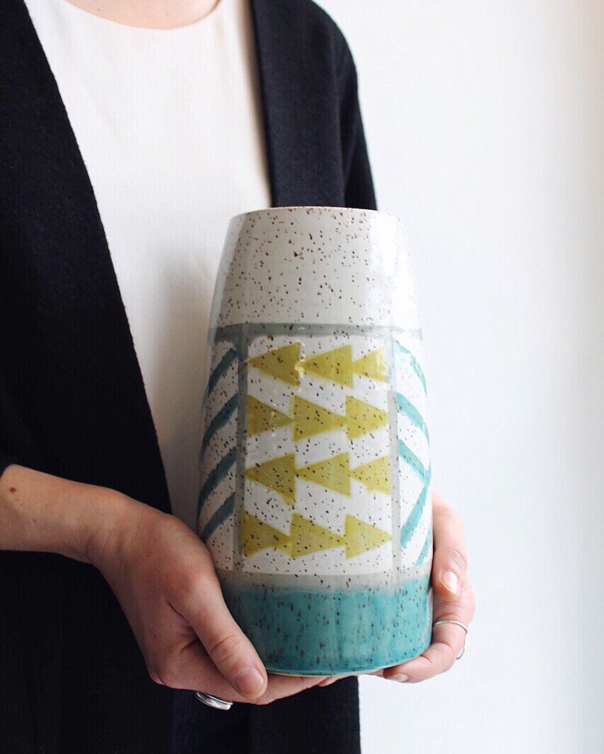 CambieDesign's tweet photo. The fresh colours in the shop, just in time for spring 🌦 #cambiedesign #parkdale #handmade #canadianceramic https://t.co/GmAKVSRSB4