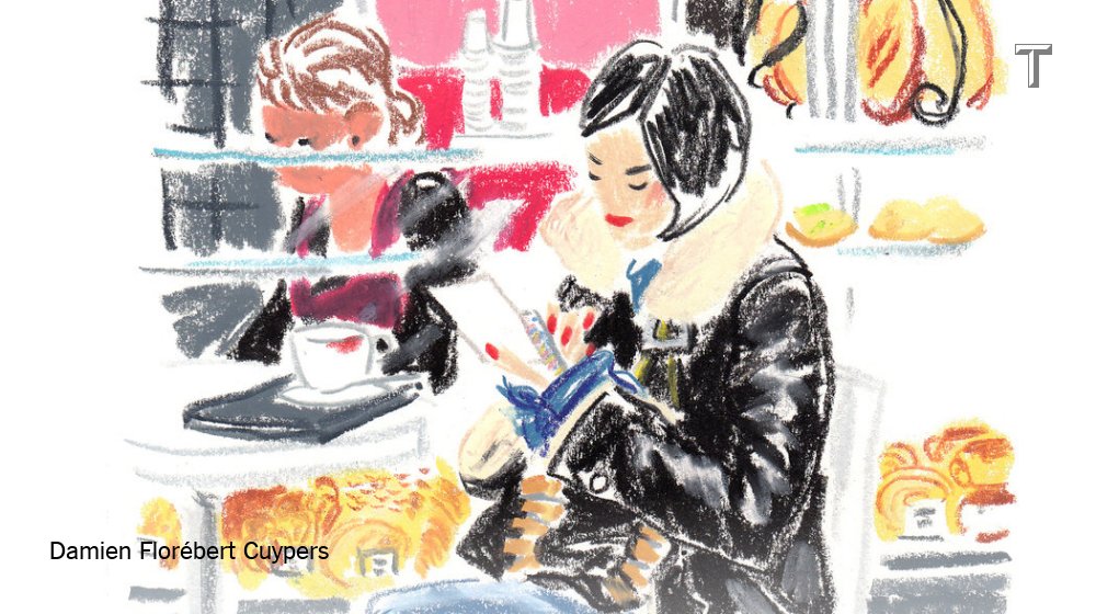 tmagazine's tweet photo. Snap sketch: the faces of Paris Fashion Week https://t.co/J5kbZOmYVL https://t.co/yYLvC5Gj83