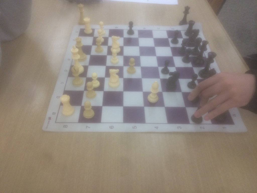 Chess tournament at lunch #mate #checkmate