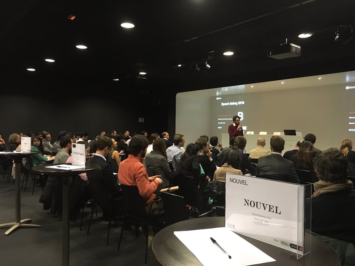 Empezando el speed dating de <a href="/barcelonactiva/">Barcelona Activa</a> con ESADE y las start-ups de Barcelona #OAE #posatalent