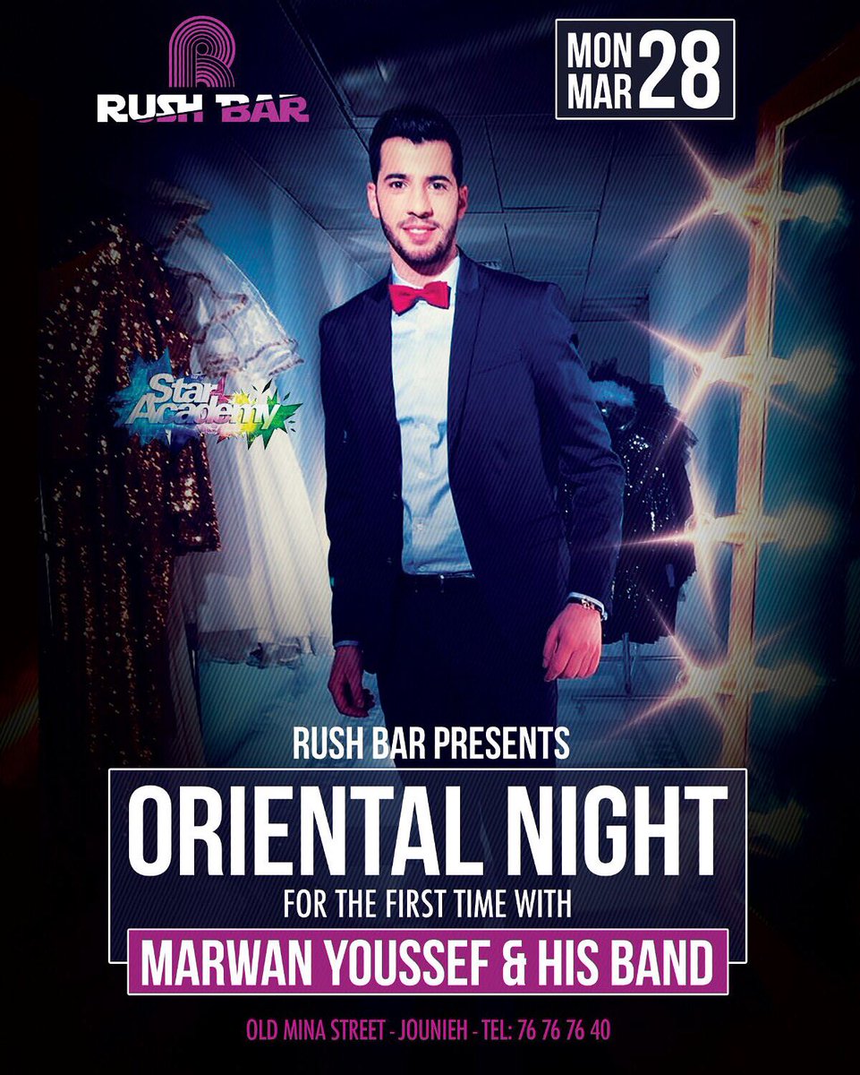 imarwanyoussef's tweet photo. Don't miss my first performance #StaracArabia #MarwanYoussef https://t.co/dHDesmUvSW https://t.co/22JulPMBNy
