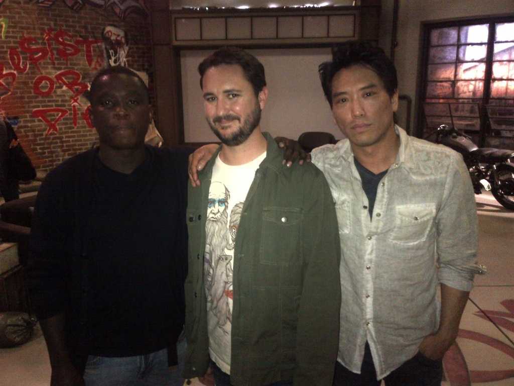 MphoAK's tweet image. #TBT Me (Darkness), @wilw, and @PeterShinkoda, after a taping of #2ndWatch. You already know who to bet on! #Blasian