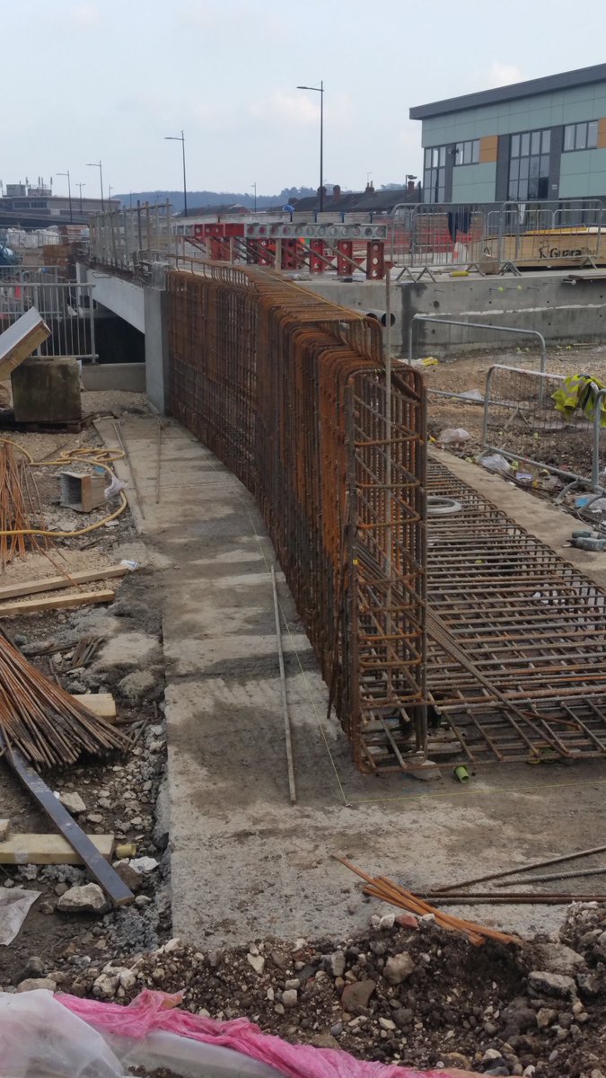 Startrightrebar's tweet photo. Tentercroft bridge retaining wall #startrightrebar #LINCOLN# START RIGHT REINFORCEMENT # @Startrightrebar https://t.co/pglaMPvruH