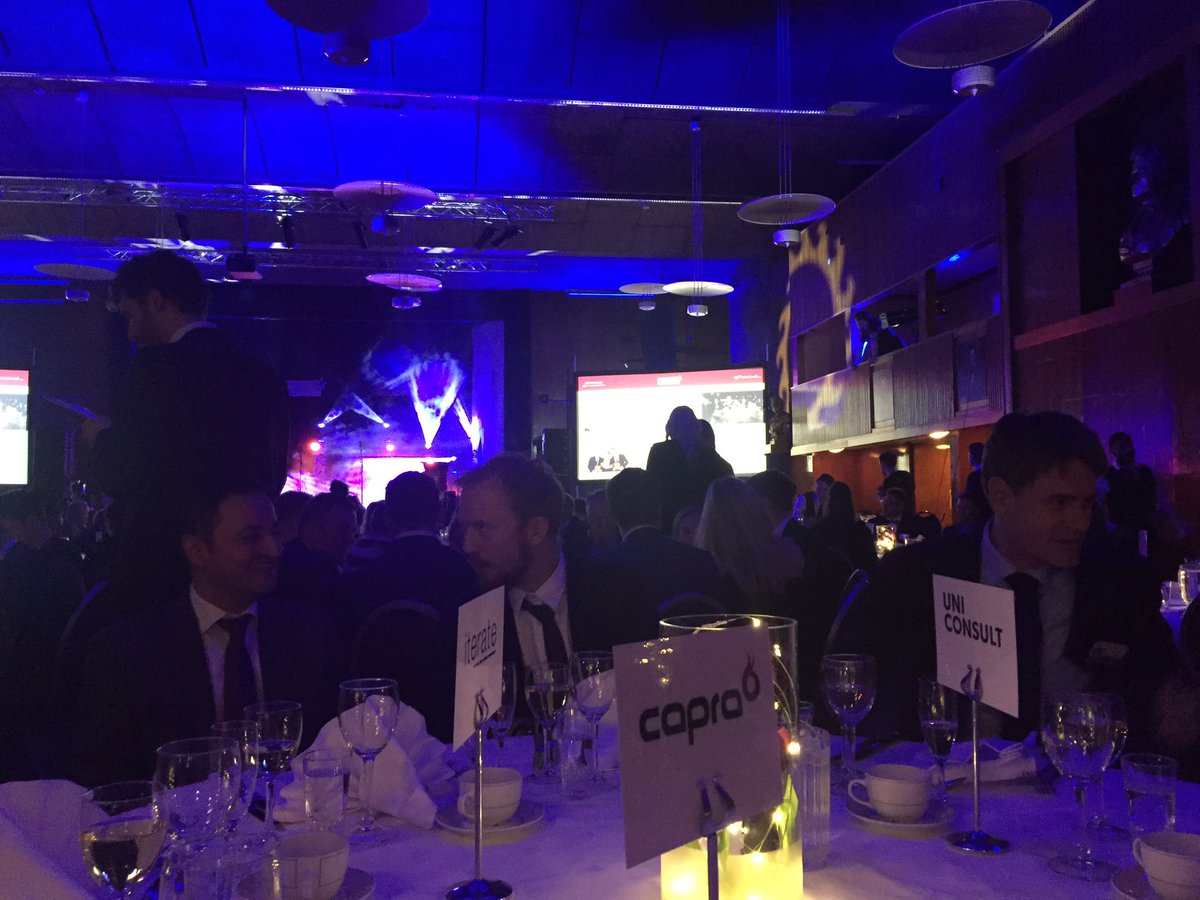 Vi er tilstede på kåringen av Norges beste arbeidsplasser. Spent :) #GPTW2016