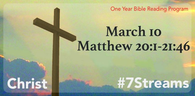 serenatravis's tweet photo. Listen to today's Scripture:
Matthew 20:1-21:46
#TheChristStream #7StreamsMethod
https://t.co/WbBvGhNRSu https://t.co/Ueob7eNQL0