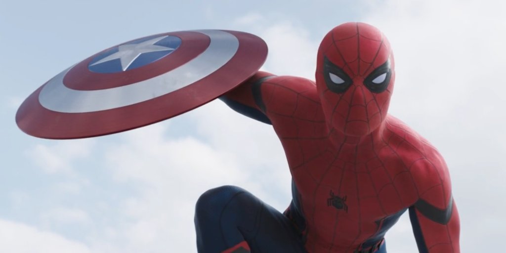BusinessInsider's tweet photo. Marvel just stunned everyone by debuting Spider-Man in the latest 'Captain America' trailer https://t.co/uA8W9nu4Jd https://t.co/7d6oNVJhUj