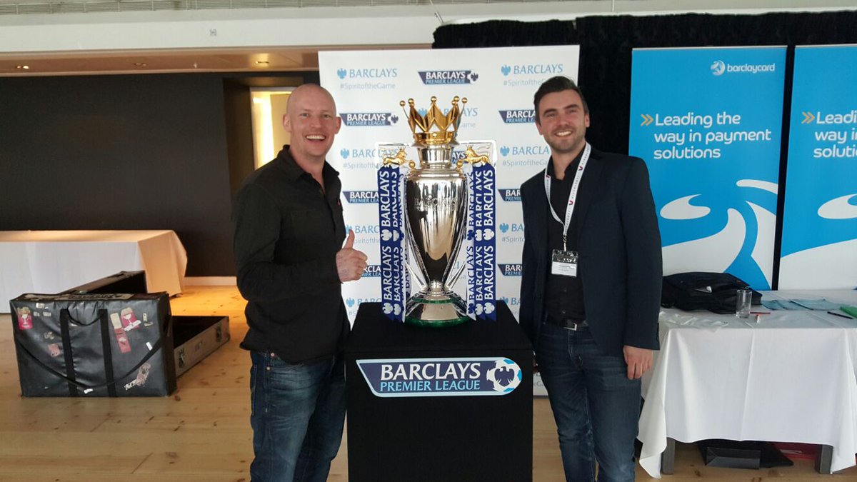 BrightpearlHQ's tweet photo. We've had a great day at #VSComCon! Enjoyed the Q+A with @Visualsoft and seeing the Premiere League Trophy! https://t.co/7OovUFRUlr