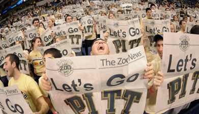 SPORTalkPitt's tweet photo. Lead is up to six! RETWEET to extend it! #h2p https://t.co/8NltP63qMk