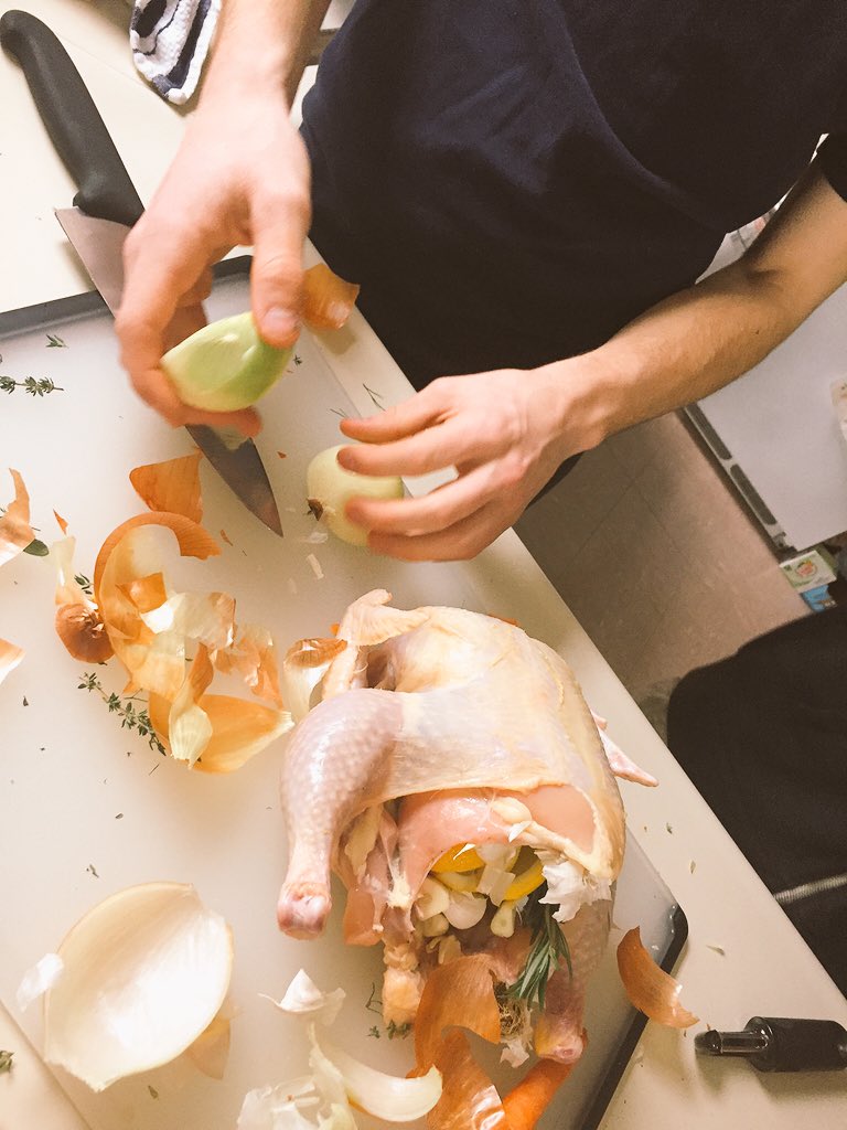 NHSCooking's tweet image. how to stuff a bird