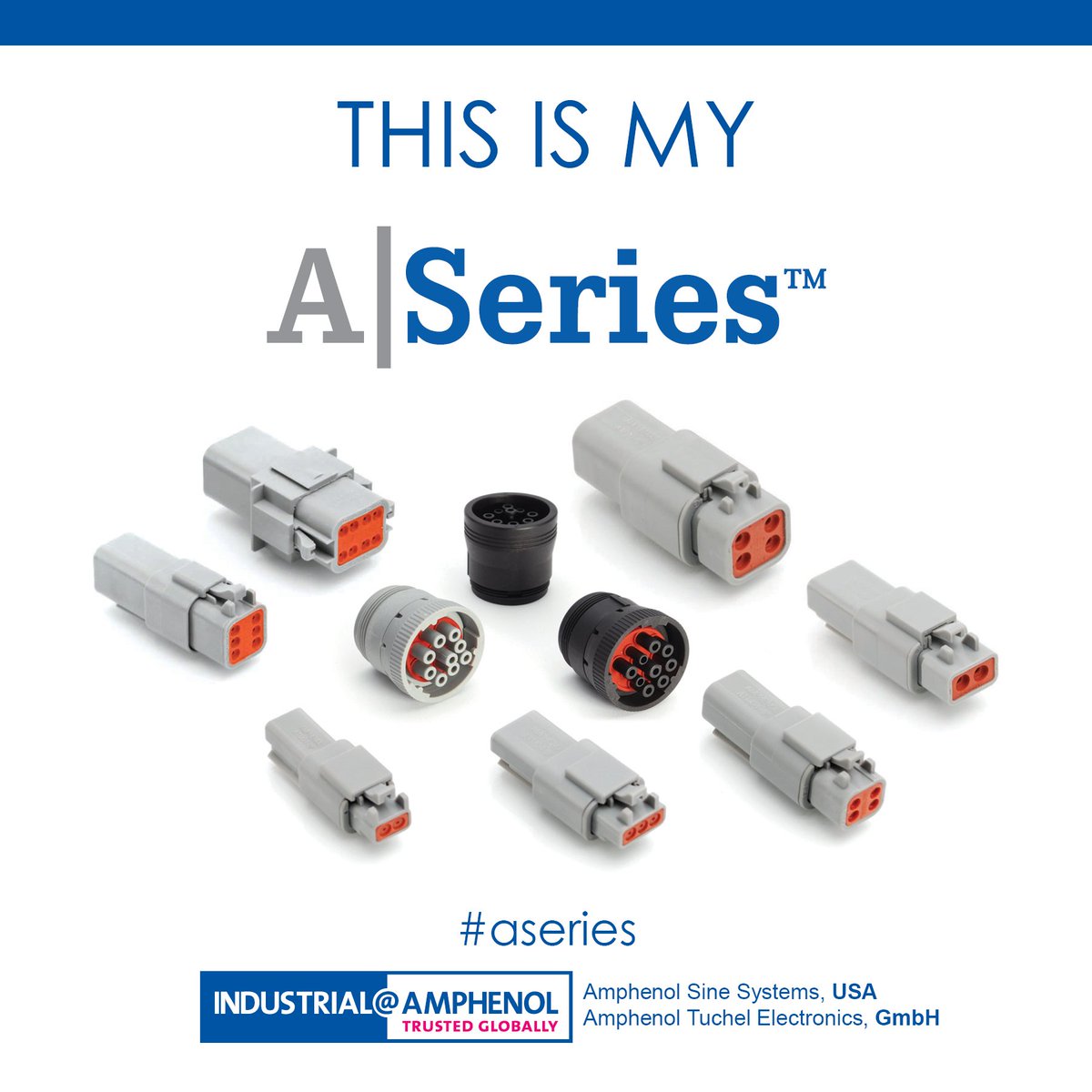 AmphenolSine's tweet photo. THIS IS MY #aseries #rectangularconnectors #thermoplastic #standardproducts #customsolutions https://t.co/yhumS5I6aV https://t.co/Urpr9lcMsX