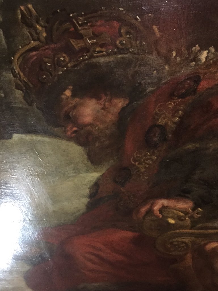 jrharkin's tweet photo. Privileged to experience the majestic 55ft high Rubens ceiling this close up today at #BanquetingHouse @HRP_Events https://t.co/pHqhTcMQWg