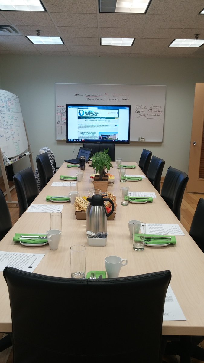 IllinoisGOC's tweet photo. @IllinoisGOC thanks @EFPClean for hosting the Addison kickoff event! What a beautiful venue! #GreenILoffices https://t.co/tkEk9agjLC