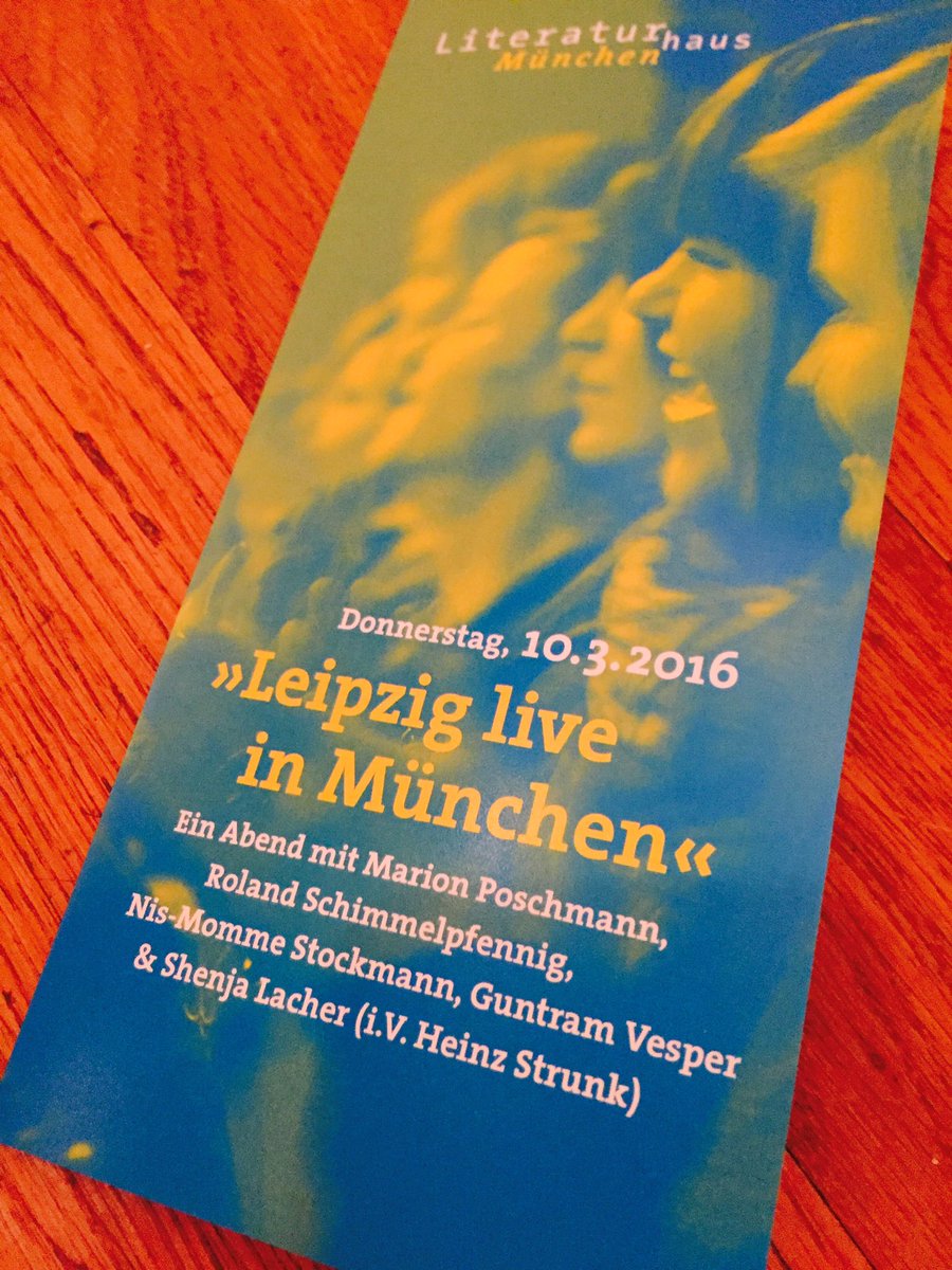 Heute Abend Leipzig live in München <a href="/buchmesse/">Leipziger Buchmesse</a> #LL25