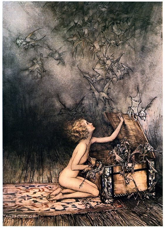 latinategua's tweet photo. Pandora.
Arthur Rackham fairy tale art. https://t.co/pwKHmB6WK7