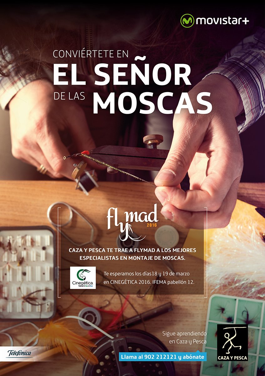canalcazaypesca's tweet image. Volvemos con FlyMad (18-19 marzo) en Cinegetica 2016, con algunos de los mejores montadores de moscas. Os esperamos!