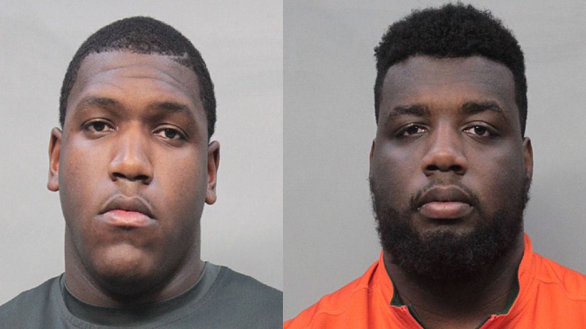 Two Miami #Hurricanes football players arrested in Miami Beach bit.ly/1R9B5Hz?utm_me… https://t.co/9cMJ6jcOfy