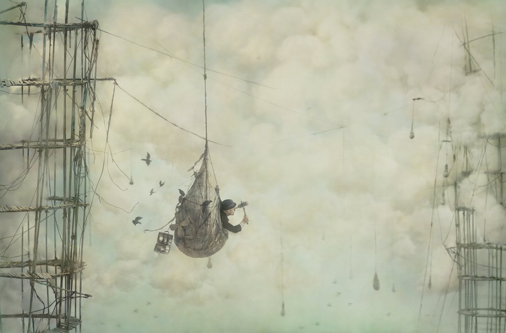 thisiscolossal's tweet image. Stunning new art by Robert and Shana ParkeHarrison. Show opens tomorrow at @edelmangallery. thisiscolossal.com/2016/03/theatr…