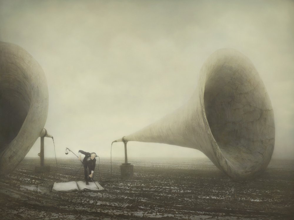 thisiscolossal's tweet image. Stunning new art by Robert and Shana ParkeHarrison. Show opens tomorrow at @edelmangallery. thisiscolossal.com/2016/03/theatr…