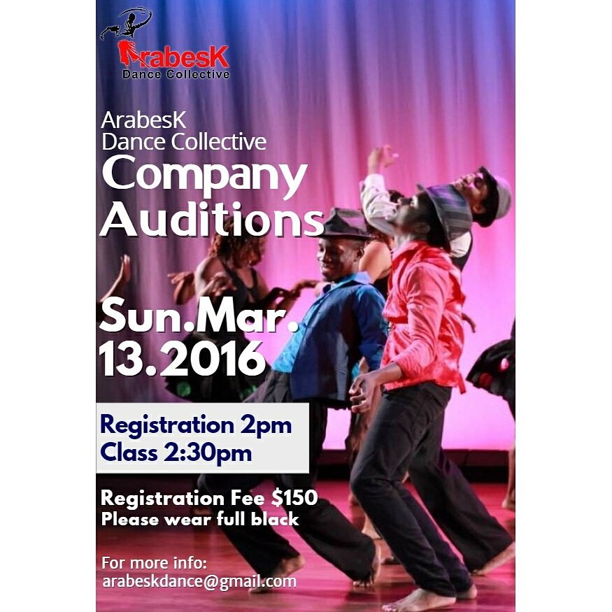 ArabesKDance's tweet photo. Do not miss our auditions this Sunday come one come all and be a part of a family passionate about dance https://t.co/CUm0QCmsyA