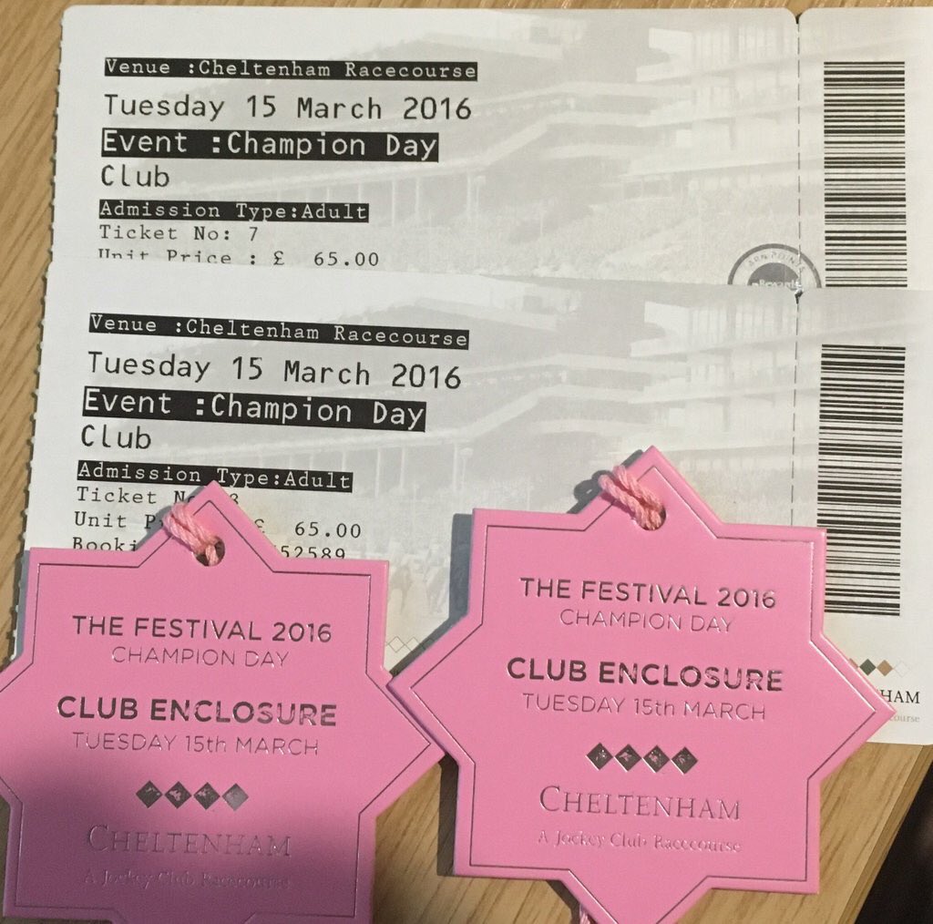 CheltenhamTips's tweet photo. Win Champion's Day #Cheltenham tickets. Retweet and ♥️♥️♥️ @CheltenhamTips to enter draw. 

https://t.co/ua8nO59fEy https://t.co/K7MU3JDe2l