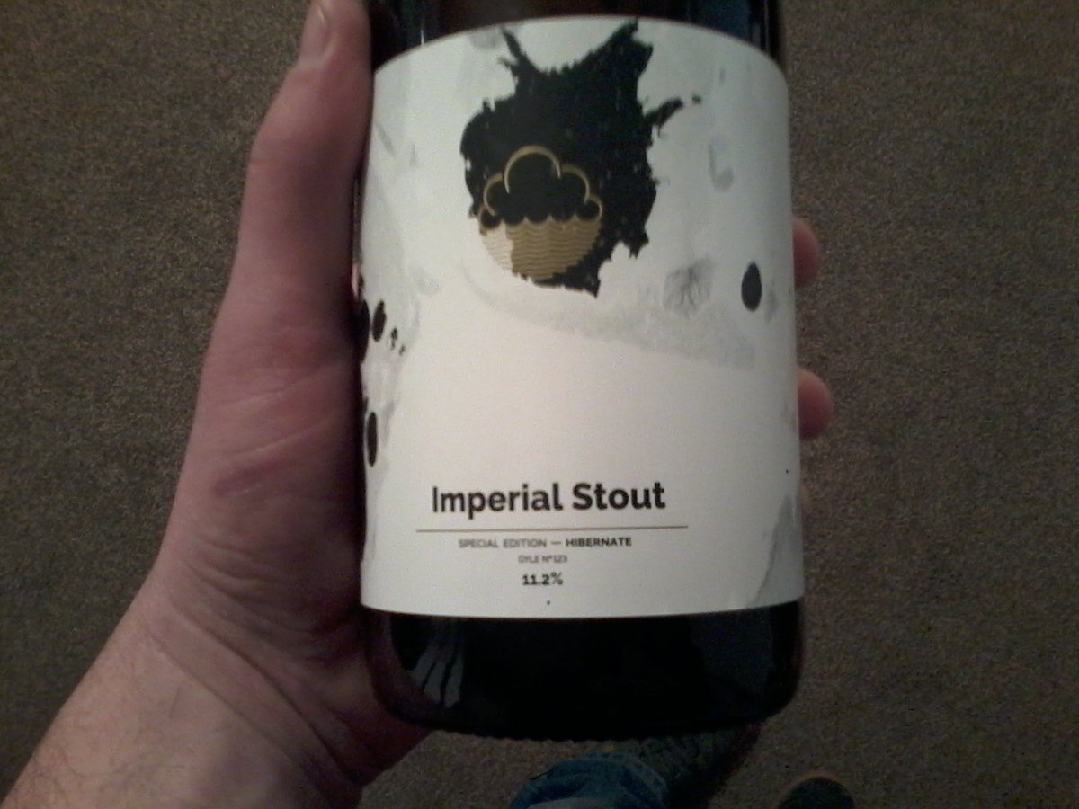 Deliberating whether to enjoy this <a href="/cloudwaterbrew/">Cloudwater Brew Co</a> beast tonite or take to work on Fri &amp; let a few customers sample.