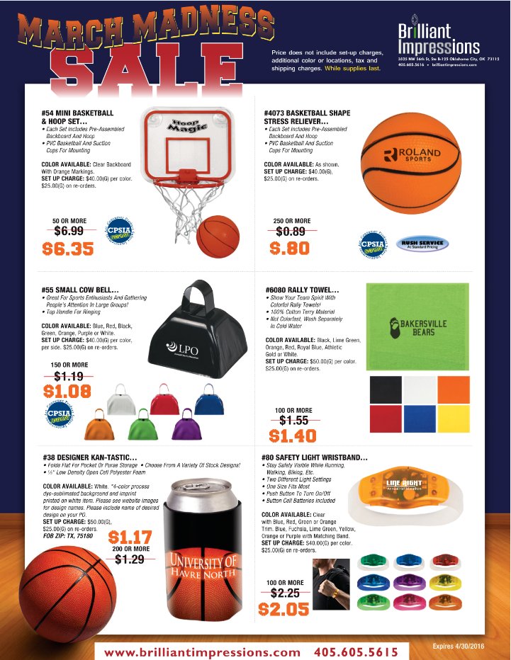 BrilliantOKC's tweet photo. Are you Mad for March? #basketball #MarchMadness #thunderup #okc #ncaa #oklahoma @Sonnycallazzo https://t.co/9qOf2DSB2I