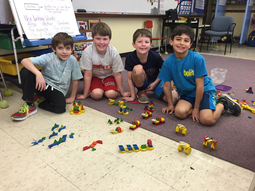 Having fun during indoor recess!