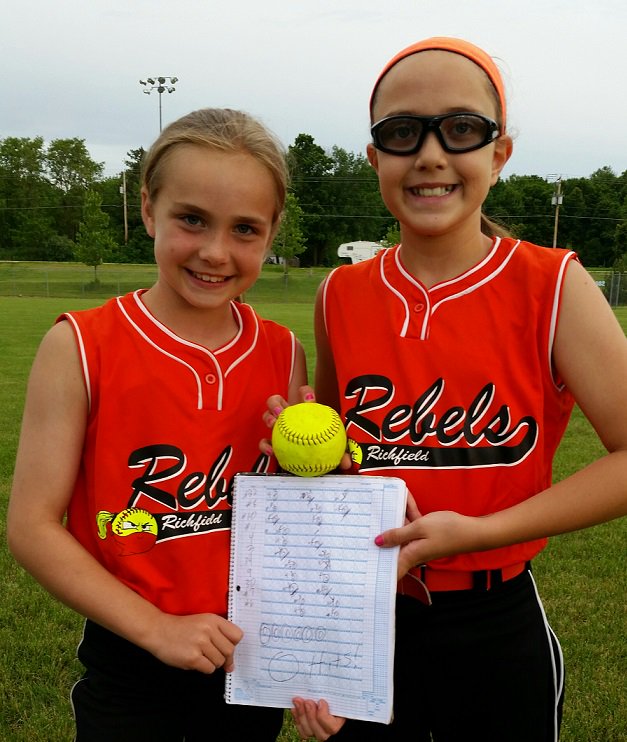 brookevoss27's tweet photo. Kacy &amp; I pitching together again this year.  No Hitter.  @hartfordsftball good luck this season, be there in 4 years https://t.co/KJhAIjMssz