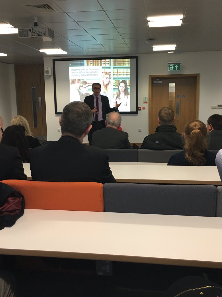 ConciseHR's tweet photo. First viewing of the new derby law facility @DerbyUni, 'a great university and a great city'. #bondholders https://t.co/frIZRypKl7