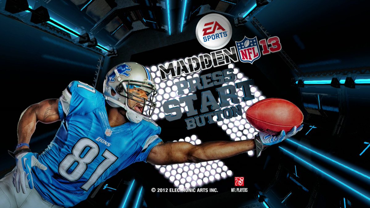 EASPORTS_MUT's tweet photo. When @calvinjohnsonjr grabbed the Madden 13 Cover! #TBT https://t.co/hlGazsV52W