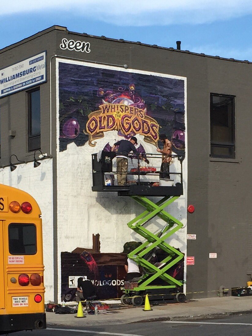 TimH_HH's tweet photo. Whispers of the Old Gods incoming! #hearthstone expansion #oldgods https://t.co/7J7btH4Pdt