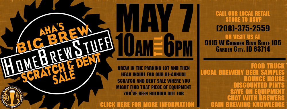 HomeBrewStuff's tweet photo. Get a jump start on preparing for our semi-annual event!
https://t.co/P1n0vqItMj https://t.co/6usQAvqYG6