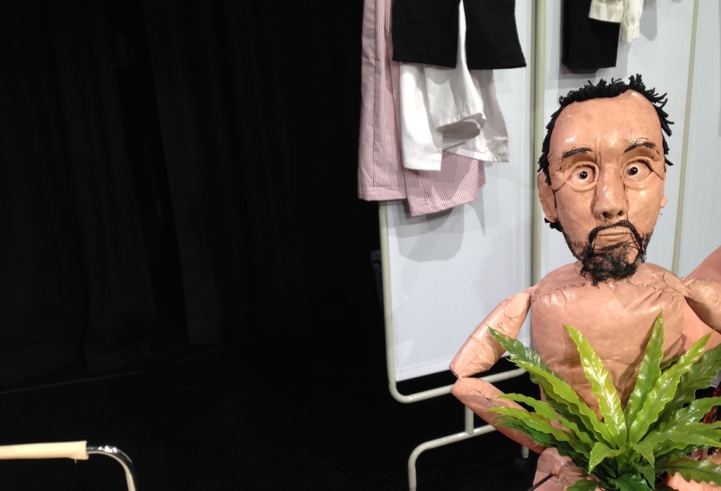 Spencer's up to his old tricks. #Labrat tonight <a href="/RedbridgeDrama/">Redbridge Drama Centre</a> <a href="/GeniusSweatshop/">Genius Sweatshop</a>