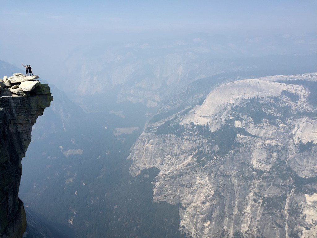 BayAreaWeekend's tweet photo. Check out my #tbt #HalfDome #hike! Somehow both terrifying and amazing. #Yosemite https://t.co/PCaeq7g0U8 https://t.co/tQTbC5dG6X